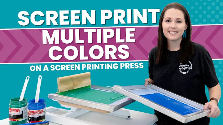 3 Ways to Screen Print Multi-Color Designs on a Press using Vinyl