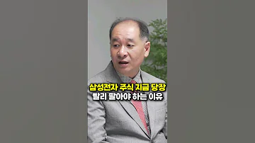 삼성전자 주식 지금 당장 빨리 팔아야 하는 이유 박순혁 작가