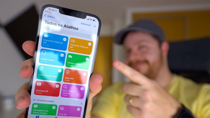 Como transformar vídeo em GIF no iPhone usando o app Atalhos 