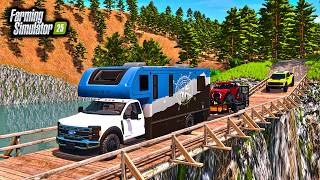 LUXURY CAMPING WITH NEW SETUP! (LIFTED TRUCK + RZR) | FS25