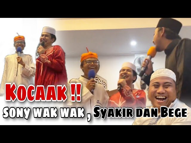 Kocak !! Ada sony wak waw di Majelis - Tiba tiba di suru Pengumuman !! class=