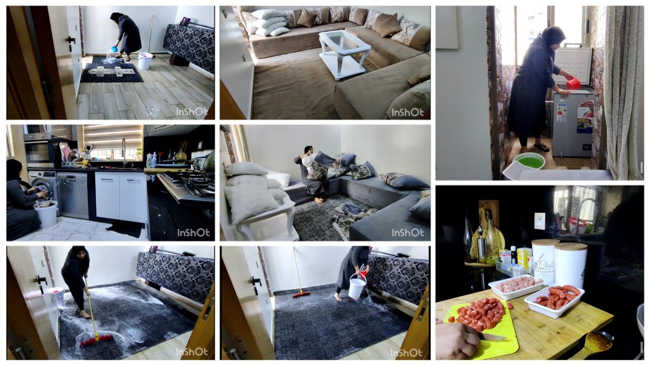 روتين  ديال شقى وتخمال ديال تبراد القلب👍 إن شاء الله تغيرات في غرف نوم أولادي👍دفعت طبلة  لبيت الجلوس