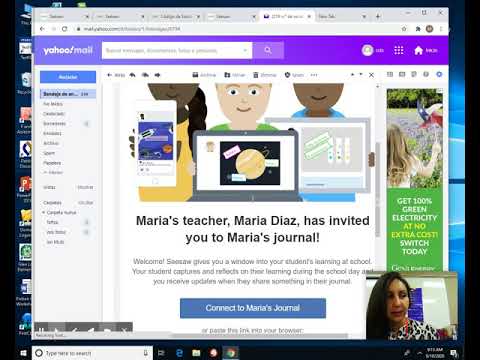 Seesaw login para estudiantes y padres en español.