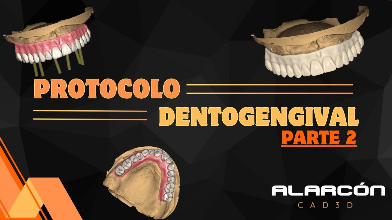 COMO FAZER PROTOCOLO DENTOGENGIVAL(PARTE2) #exocad #cad #fluxodigital #odontologia #anatomy
