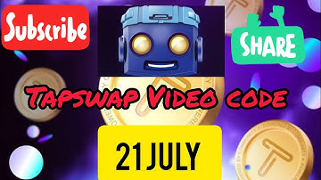 Tapswap new video code 21 July | Bitcoin integration to the real life | New Digital Gold