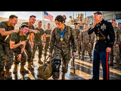 They Laughed at Her Limp — Until a Marine Saw the Medal and Stood Down