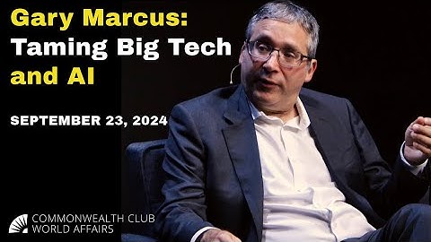 Gary Marcus: Taming Big Tech and AI