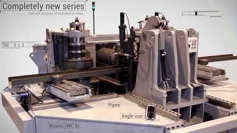 Powerful Section Bending Machine - U-profile bend- SweBend (VSB3 400-3200)  (2016)