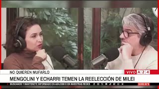 📢 JULIA MENGOLINI Y PABLO ECHARRI TEMEN LA REELECCIÓN DE JAVIER MILEI Y ORTELLI Y CABAK ESTALLARON