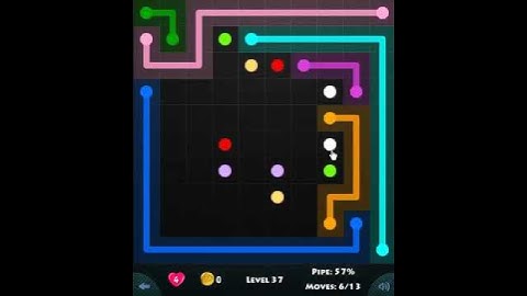 flow game facebook - 10 x 10 mania level 37 Connect the dots
