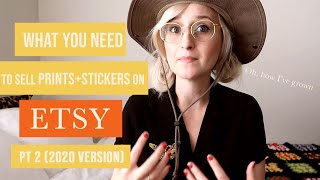 So verkaufst du Kunstdrucke   Sticker auf Etsy (2020)(US)