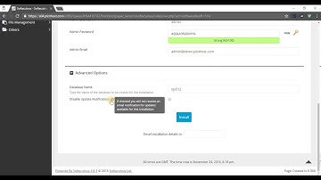 How to install Open Journal Systems from cPanel with Softaculous
