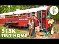 Fantastic School Bus Tiny House Conversion for Family of 3 - Full Tour & Interview