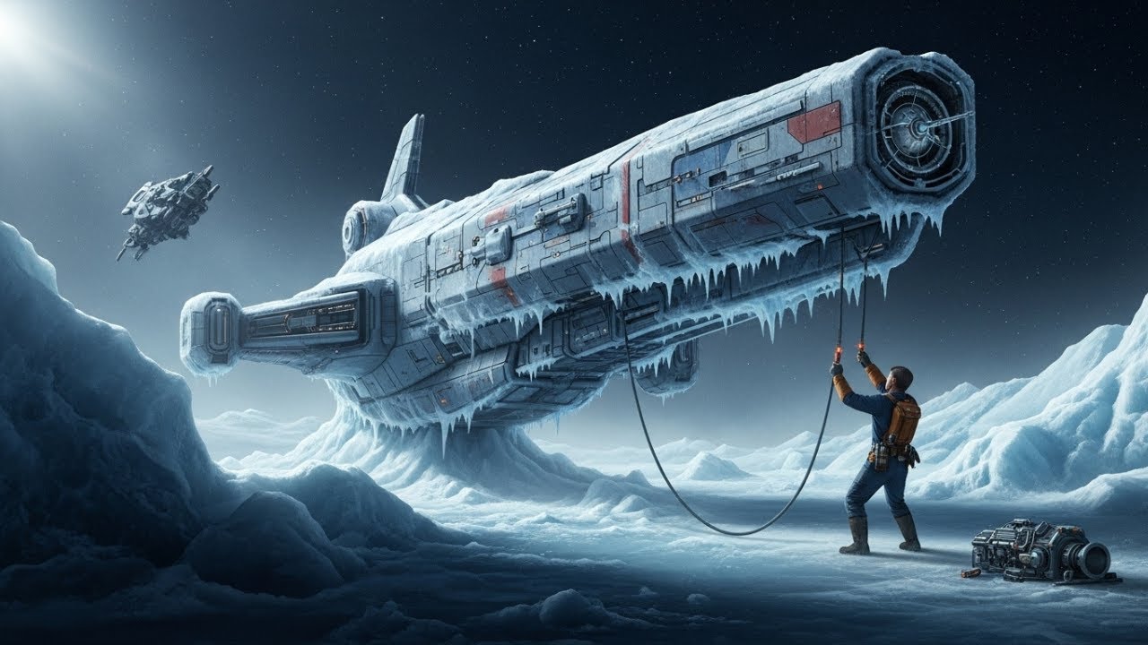 Alien Ship Was Frozen for Centuries in the Ice… Until a Human Mechanic Tried to Fix It! SCi-Fi Story