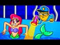 How to Become Mermaid in Jail || Mermaid Transformations To Find Her Human Love || Funny Makeover