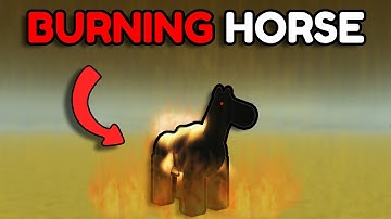 I Beat Roblox Dead Rails with a BURNING HORSE...