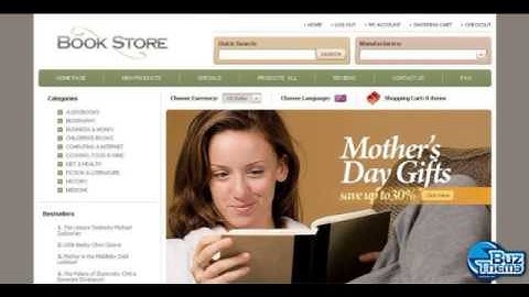 Download Book Store ZenCart Template by  Oldman TM ZenCart Templates