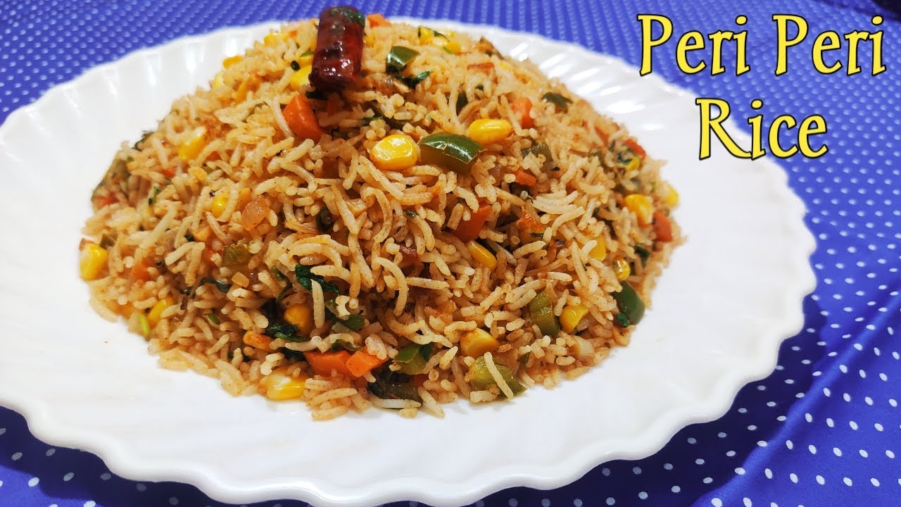 Peri peri rice | how to make peri peri rice | peri peri rice kaise