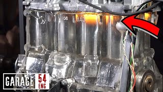 Transparent engine block – first start