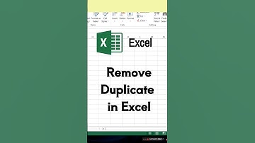 How to Remove Duplicates in Excel || Excel Tips and Tricks || #excel #exceltips