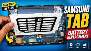 Samsung Galaxy Tab Battery Replacement | How To Change Samsung Tab Battery | Samsung Tab Battery fix