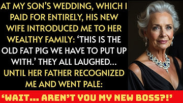 “My daughter-in-law called me a pig at my son’s wedding”—then discovered I was her father’s new CEO!