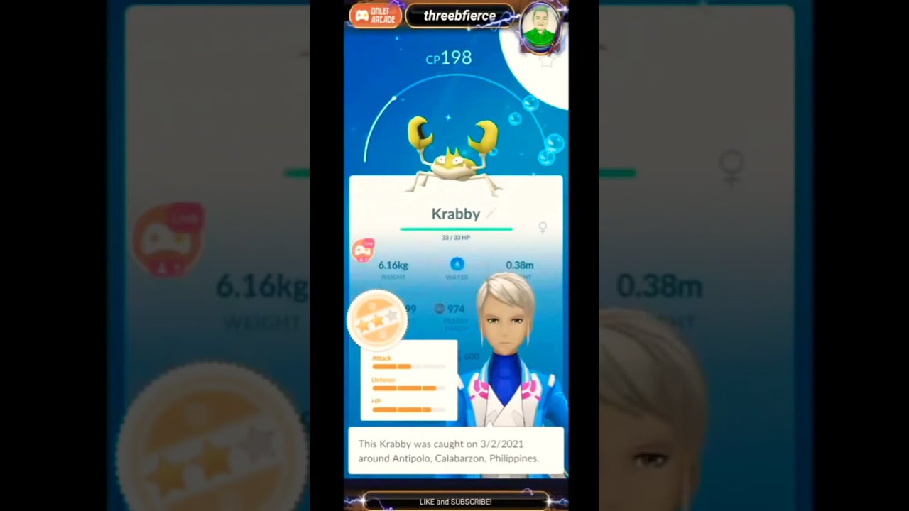 POKÉMON GO - SHINY KRABBY CAUGHT LIVE ON THE KRABBY SPOTLIGHT HOUR 