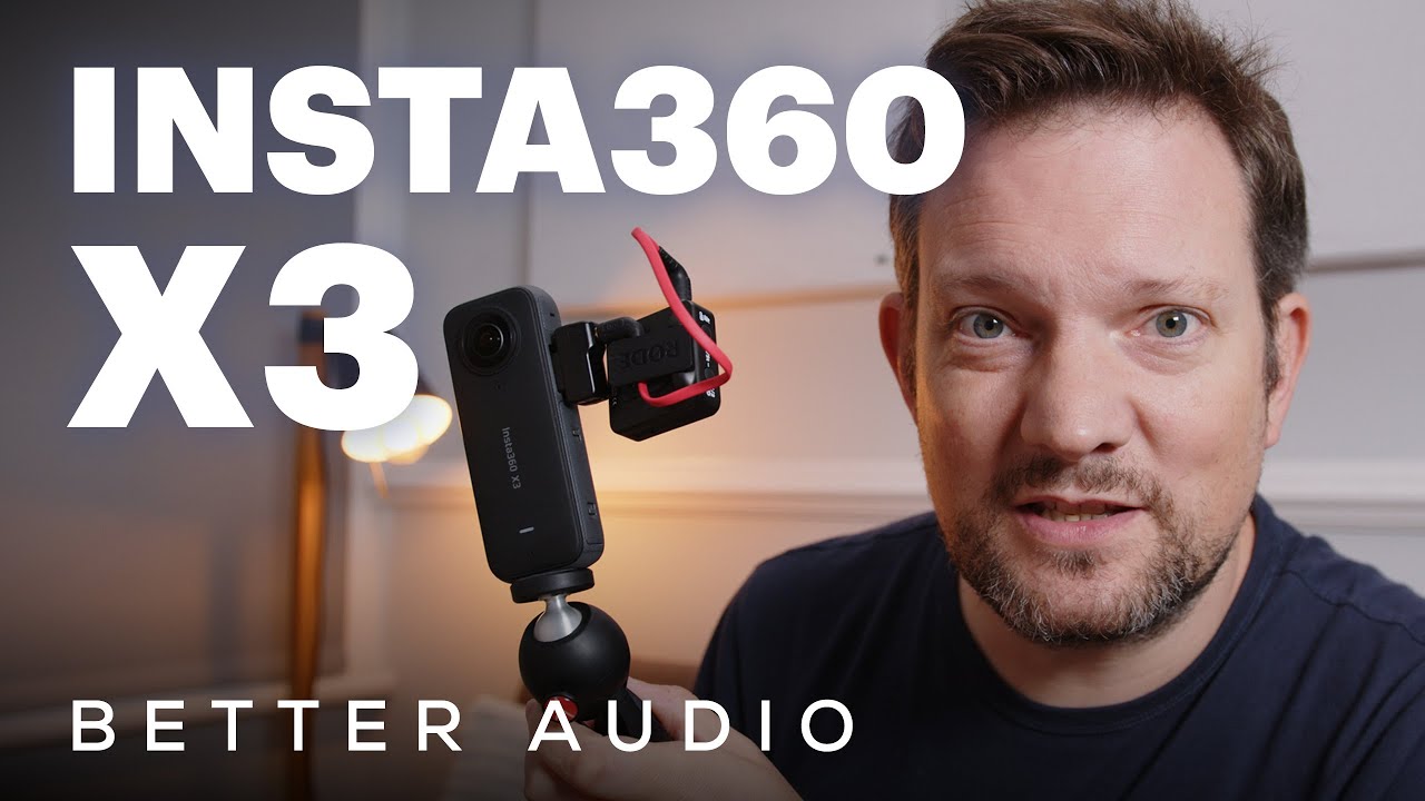 Insta360 – Adaptateur de micro Insta360 X3 - Connect'oi