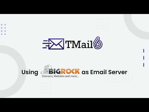 How to use Bigrock Email service with TMail