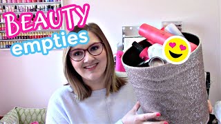 Beauty Empties + I HAD A BABY!