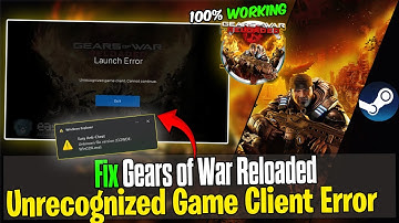 How to Fix Gears of War Reloaded Unrecognized Game Client Error | Easy Fix (2025 Guide)