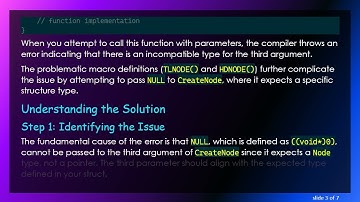 Fixing incompatible type errors in C function calls: A guide