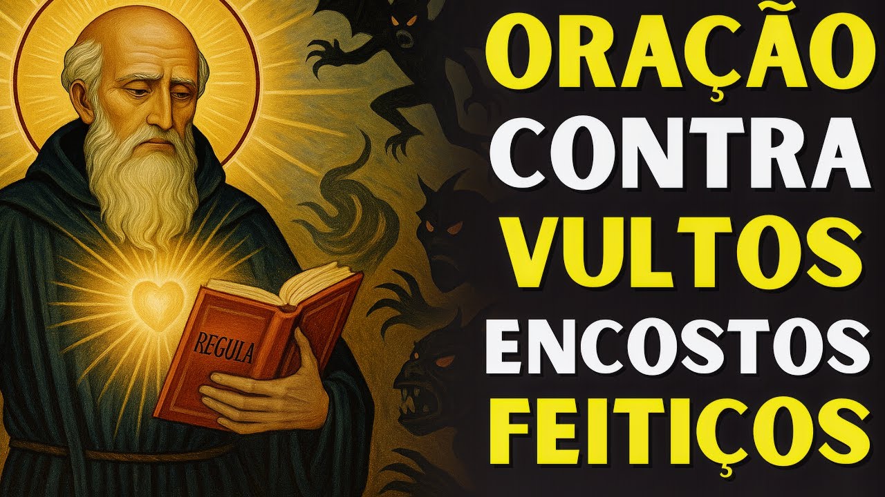 Arrepios, vultos, energias ruins? São Bento afasta todo mal de você! Inveja, Bruxaria, Feitiços...