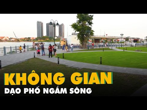 Video Công viên bến Bạch Đằng, không gian dạo phố ngắm sông - youtube