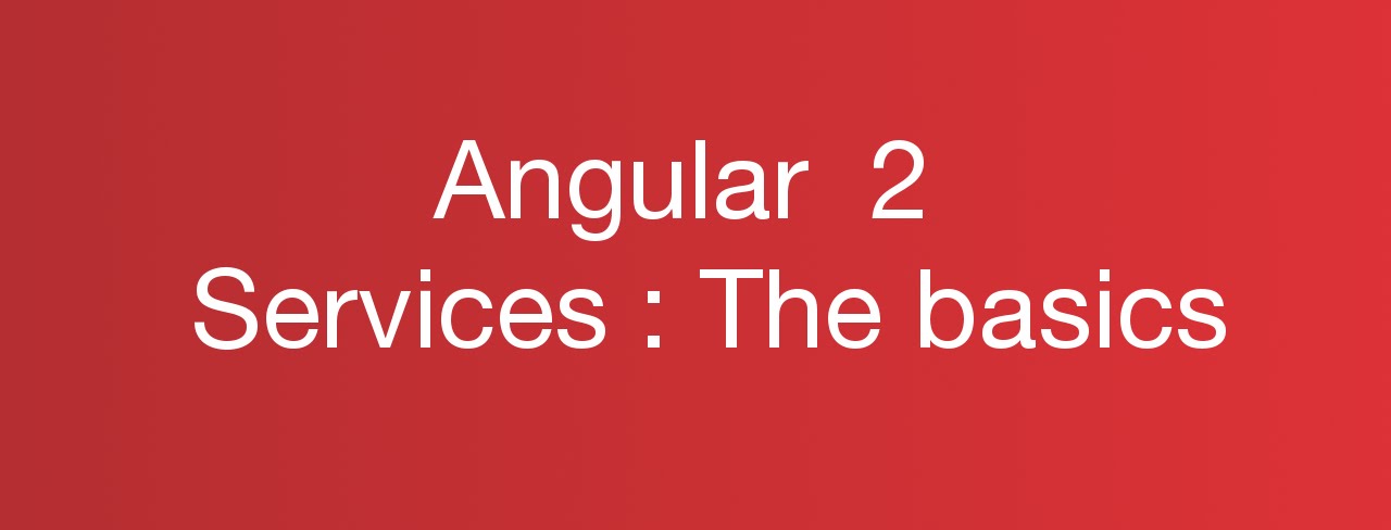 Angular 1 to Angular 2 Services: The Basics - YouTube