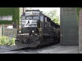 Snaking through the prr silverplate branch line in cleveland  ns 5815 c46