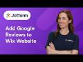 How to Add Google Reviews to a Wix Website
