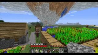 Minecraft Tornado Mod Survival Part 22: Wide Load Tornado screenshot 5