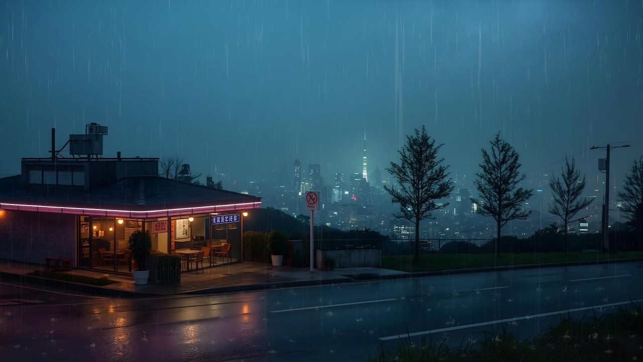 Midnight Tokyo Rain 🌧️ | Lofi for Deep Sleep & Insomnia Relief