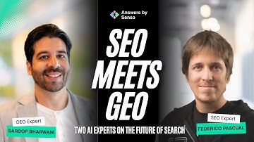 SEO vs GEO: How AI Is Rewriting Search | Federico Pascual x Saroop Bharwani