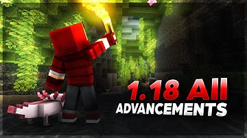 Speedrunning every 1.18 Advancement | New Caves & Cliffs Update