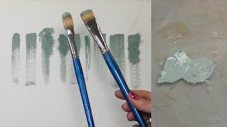 Brush Shape and Paint Application - How to Choose the Right Oil Paint Brushes Part 2 screenshot 4