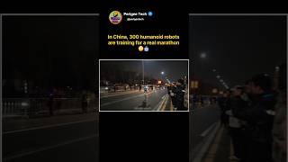 In China, Over 300 Humanoid Robots Train for a Marathon 🤖
