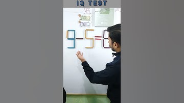 3-6=8 Balance this equation by move 1 stick | #mindgame #challenge #iqtest #iq #shorts #matchstick
