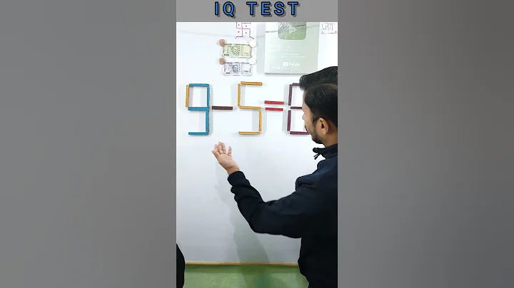 3-6=8 Balance this equation by move 1 stick | #mindgame #challenge #iqtest #iq #shorts #matchstick