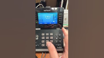 Changing Pages on a Verizon OneTalk Yealink T54