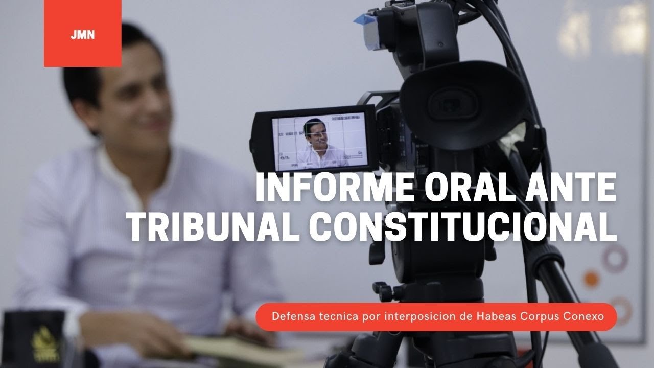 Informe oral de Habeas Corpus ante Tribunal Constitucional