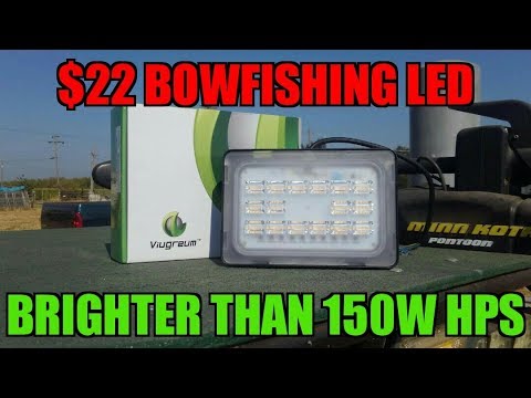 Viugreum 50w Warm White, Impressive Bowfishing LED - YouTube