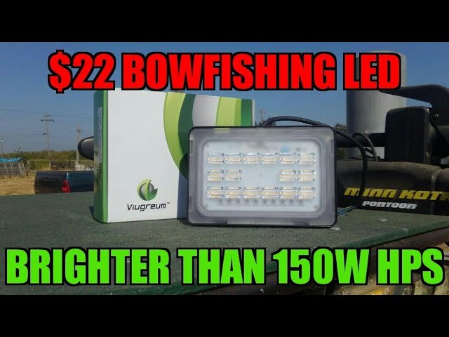 Viugreum 50w Warm White, Impressive Bowfishing LED 