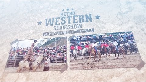 Retro Western Slideshow After Effects Template